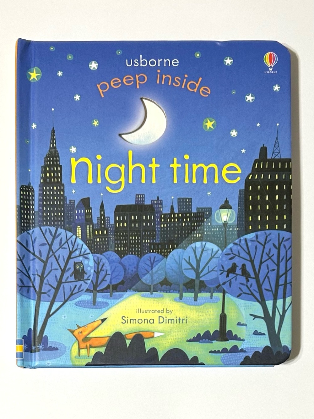 4/$20 Usborne Peep Inside Night Time Board Book